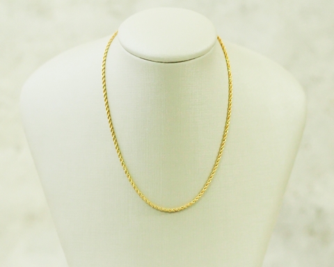 Cordão baiano 2mm - dourado