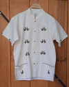CAMISA CON BORDADO HECHO A MANO