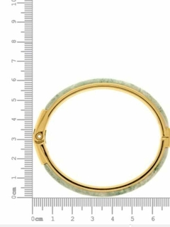 Bracelete Verde Marmorizado - tsdacessorios