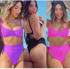 Biquíni Mônaco Hot Pants (cintura alta) - loja online