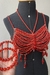Top Red + Argolas - comprar online