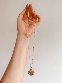 Colar bolinhas placa São Bento - comprar online