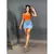 Saia Jeans Cargo Lavagem Cinza - Kebella