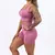 Conjunto Academia Feminino Short e Top Fitness Cintura Alta Suplex básico em diversas cores - buy online