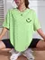 T-shirt Oversized Smile Minimalista - loja online