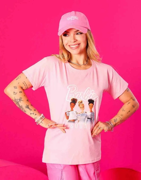 T-shirt Barbie Squad (Rosa Bebê)