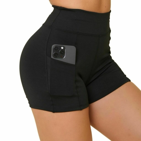 Shorts Carol Suplex com Bolsos Laterais - comprar online