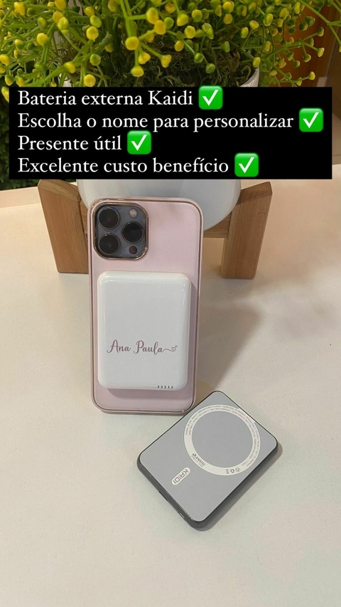 Carregador Portátil Personalizado