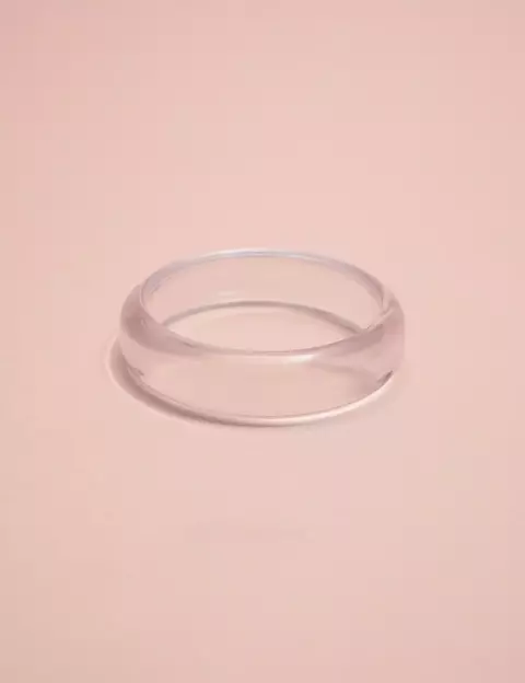 Bracelete resina cristal fino - comprar online