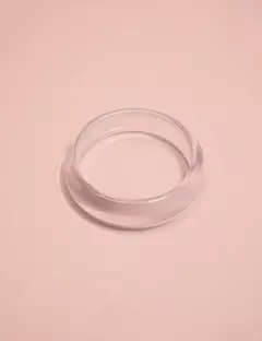 Bracelete resina cristal fino na internet