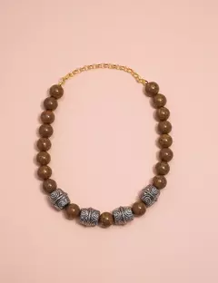 Colar marrom boho