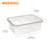 Pote Retangular 500ml Embalagem Marmita Fitness PraFesta 48 un Cor Transparente - Loja Techmix