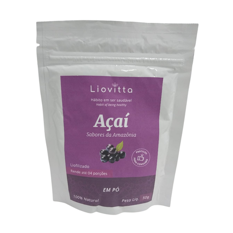 Açaí Liofilizado em pó 50g