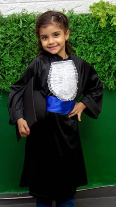 Beca de formatura infantil longa