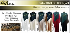 Imagem do Beca longa com pala tradiocional para locação
