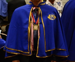 Pelerine / uniforme da Academia Brasileira Teológica de Letras