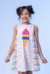 Vestido Trapézio Off Sorvete Colorido - comprar online