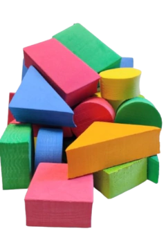 SET DE BLOQUES DE GOMA