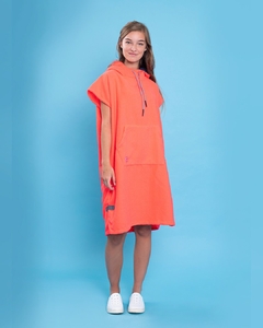 PONCHO DE TOALLA - Naranja - comprar online