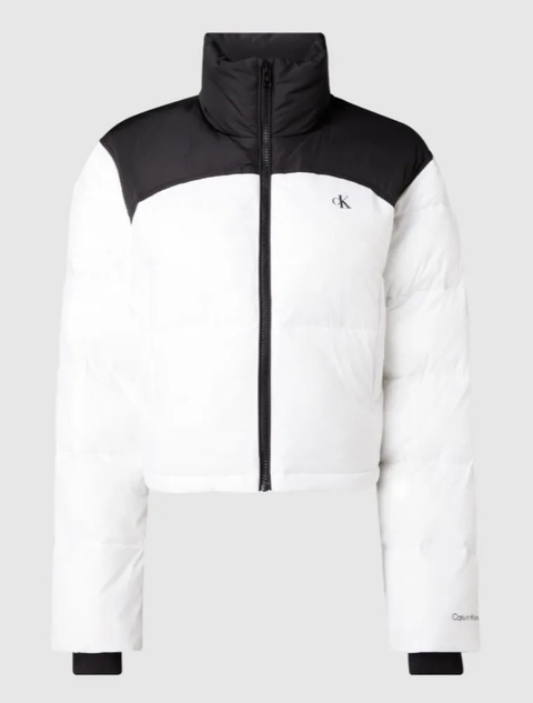 JAQUETA FEMININA BICOLOR LOGO NO PUNHO | CALVIN KLEIN