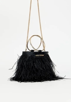 BUCKET COM PLUMA E ALÇA DE ARGOLA LANÇA PERFUME na internet