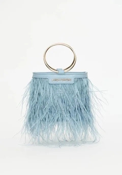 BUCKET COM PLUMA E ALÇA DE ARGOLA LANÇA PERFUME - loja online