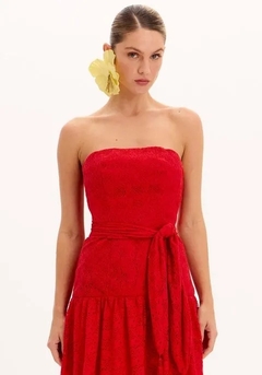 VESTIDO LONGO RENDA LANÇA PERFUME - comprar online
