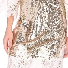 VESTIDO CURTO PAETE LANÇA PERFUME - comprar online