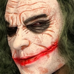 Máscara Realista Coringa ( The Joker ) com cabelo implantado | Batman o Cavaleiro das Trevas | Heath Ledger ( 2024 )