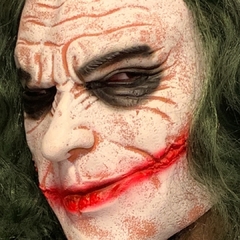 Máscara Realista Coringa ( The Joker ) com cabelo implantado | Batman o Cavaleiro das Trevas | Heath Ledger na internet
