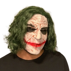 Máscara Realista Coringa ( The Joker ) com cabelo implantado | Batman o Cavaleiro das Trevas | Heath Ledger ( 2024 ) - comprar online