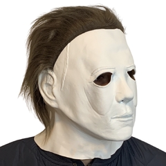 Máscara Realista Michael Myers do Filme Halloween 1978 Sexta-feira 13 em Látex e cabelo a pronta-entrega - The Shape | Mascara Premium realística de  Capitão Kirk de Terror Horror Fantasia Halloween Cosplay envio imediato modelo luxo pronta entrega
