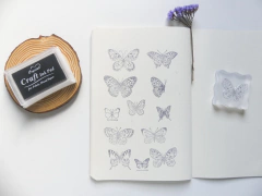 Kit de Carimbos de Silicone - Borboletas - comprar online