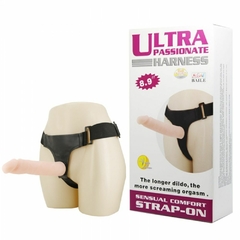 Cinta Strap On Ajustável Com Penis Articulável - Xsafira Bem estar e Sexshop