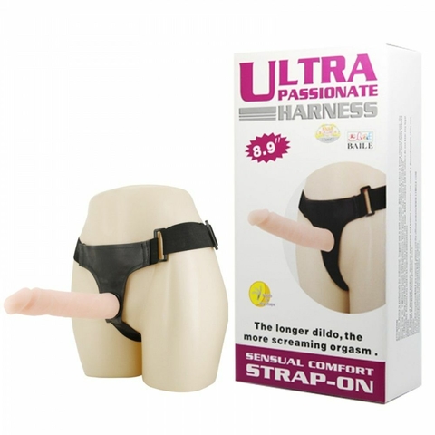 Cinta Strap On Ajustável Com Penis Articulável - Xsafira Bem estar e Sexshop