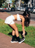 Conjunto Fitness Vanilla - top torcido + short duplo com bolso na internet