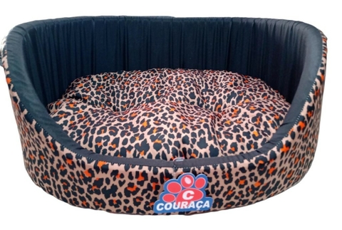 Cama Europa Estampada em Micropet - Alta - Ref. 180