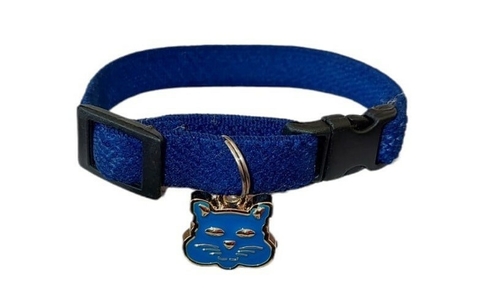 Coleira Para Gato em Elástico Liso - Ref. 53