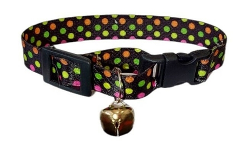 Coleira Para Gato em Elástico Estampada - Ref. 58