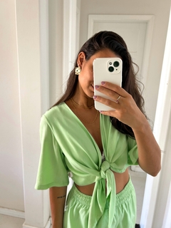 BLUSA ATENA - VERDE MENTA - comprar online