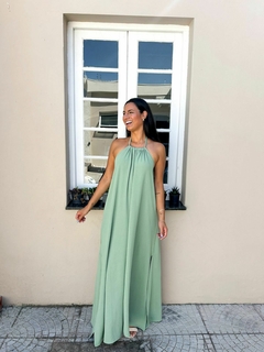VESTIDO SERENA - VERDE MENTA - Volar Brand