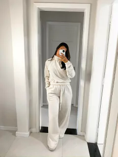 PANTALONA DE MOLETOM - OFF WHITE - comprar online