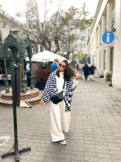 PANTALONA DE MOLETOM - OFF WHITE - loja online