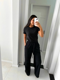 PANTALONA DE MOLETOM - PRETA - comprar online