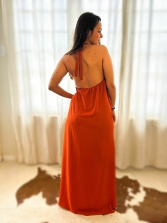 VESTIDO SERENA - TERRACOTA - comprar online