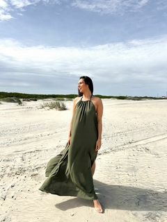 VESTIDO SERENA - VERDE MILITAR - Volar Brand