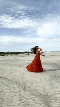 VESTIDO SERENA - TERRACOTA - Volar Brand