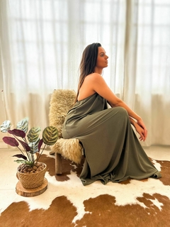 VESTIDO SERENA - VERDE MILITAR