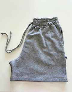 SHORT DE MOLETOM - CINZA - Volar Brand