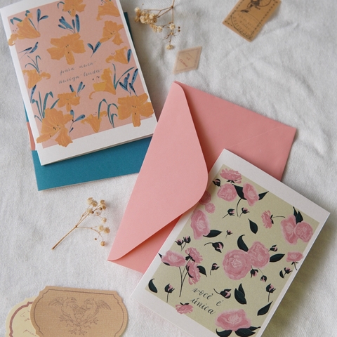 Kit de 2 Cartões ‘Buquê’